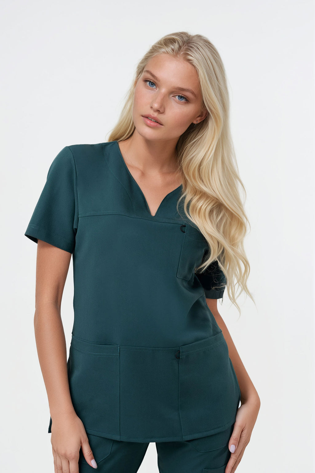 Bluza medyczna damska Amelia - kolor deep marine