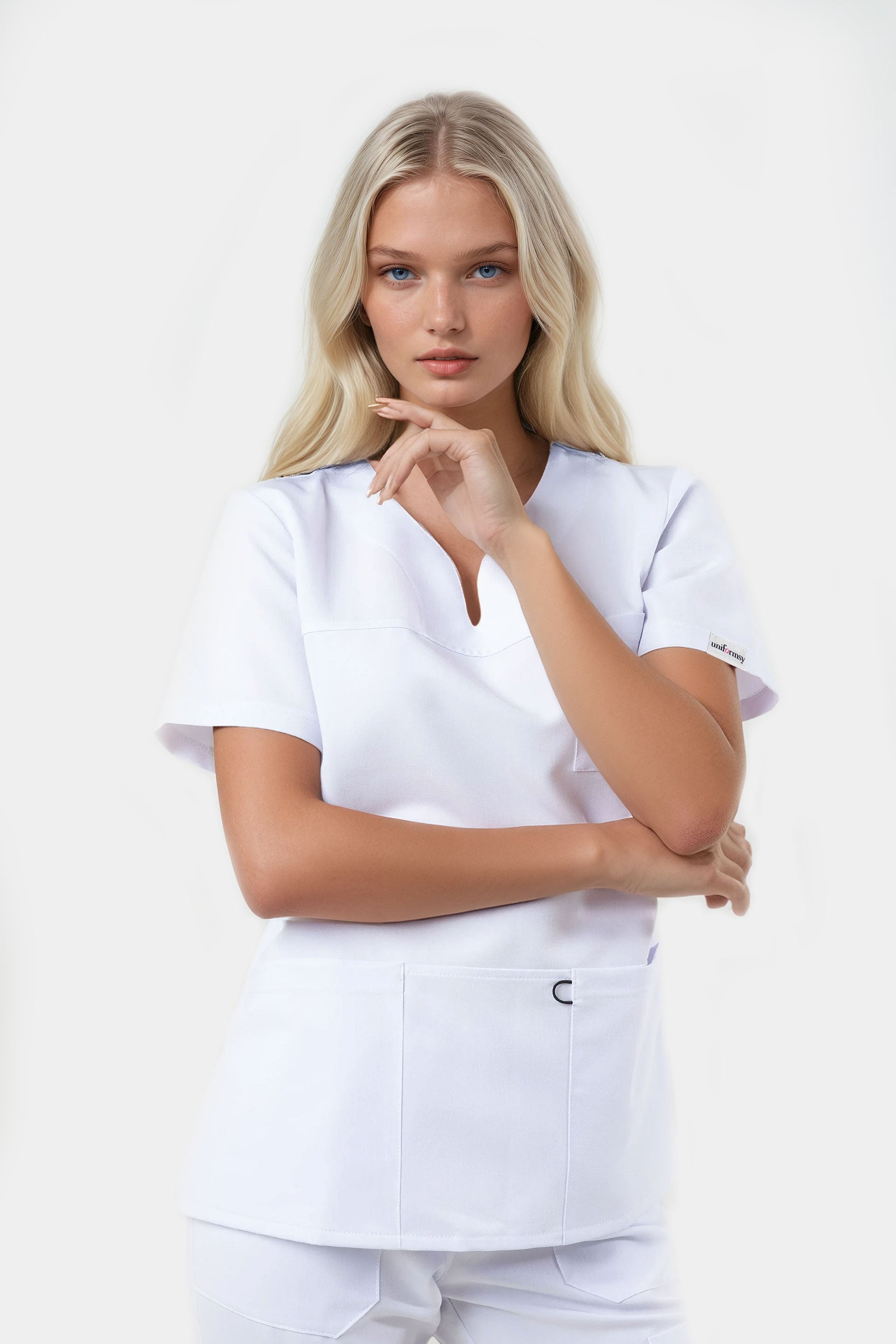 Bluza medyczna damska Amelia - kolor white