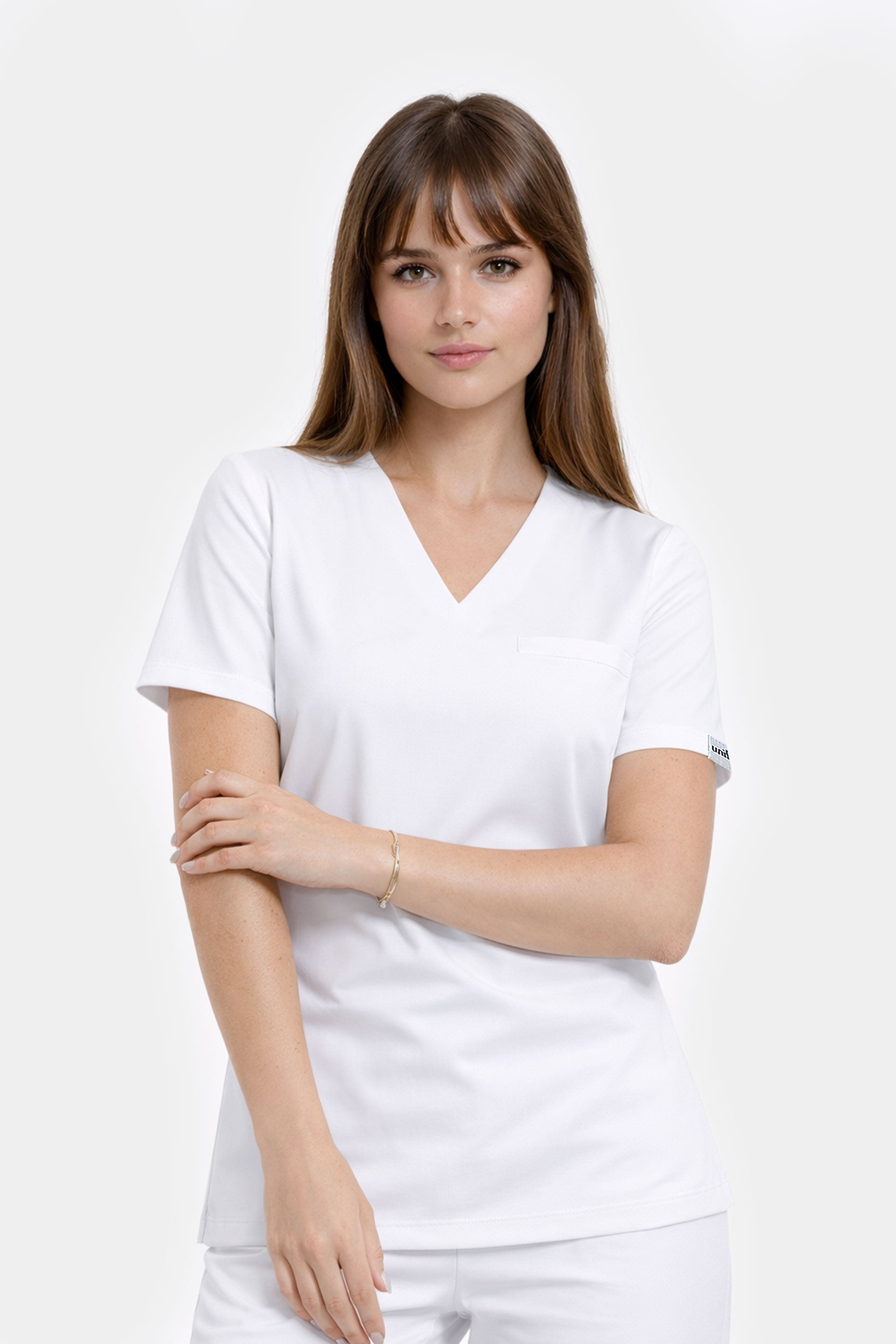 Medyczna bluza damska Cami - kolor white