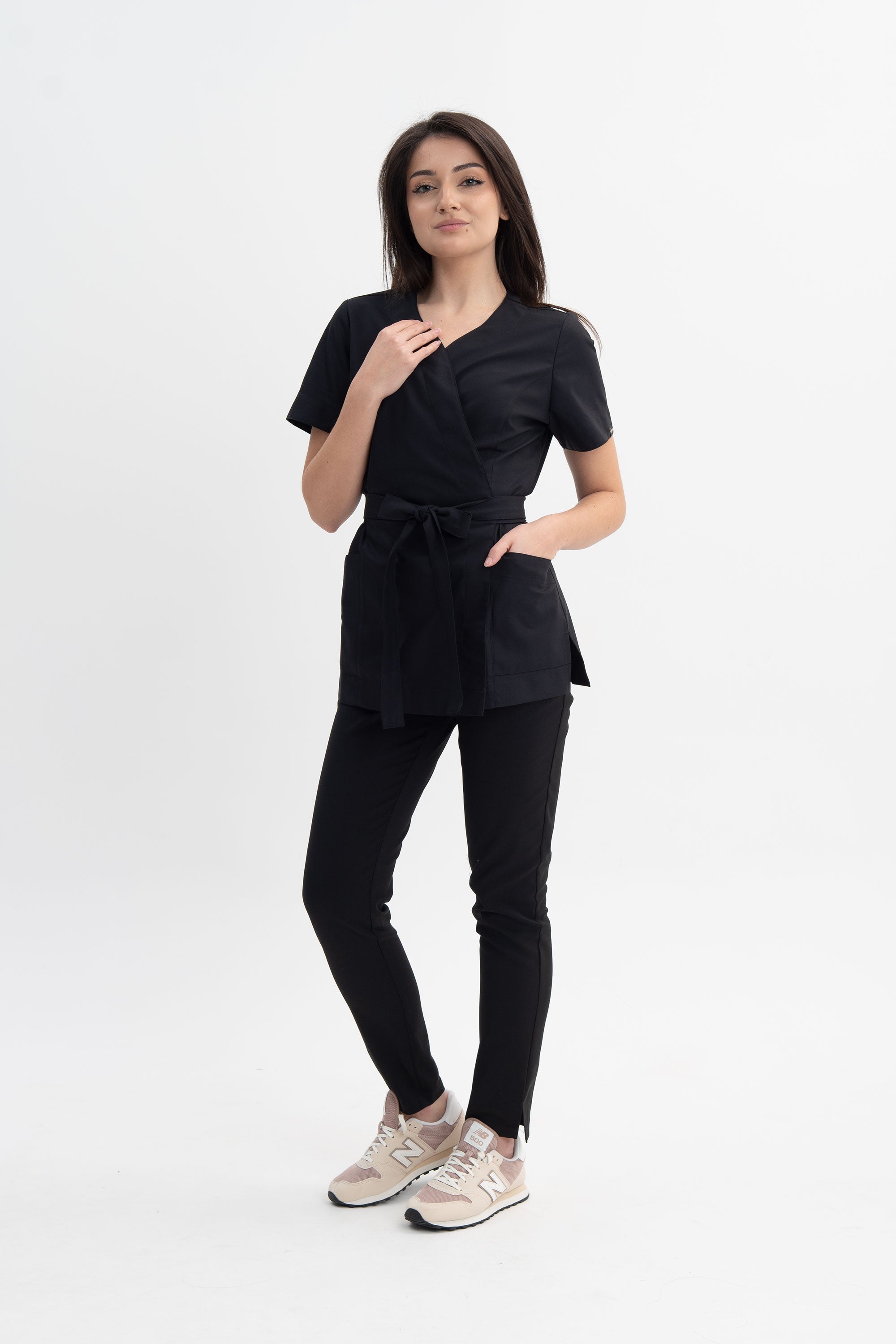 Tunika kosmetyczna Lili Premium - kolor velvet black