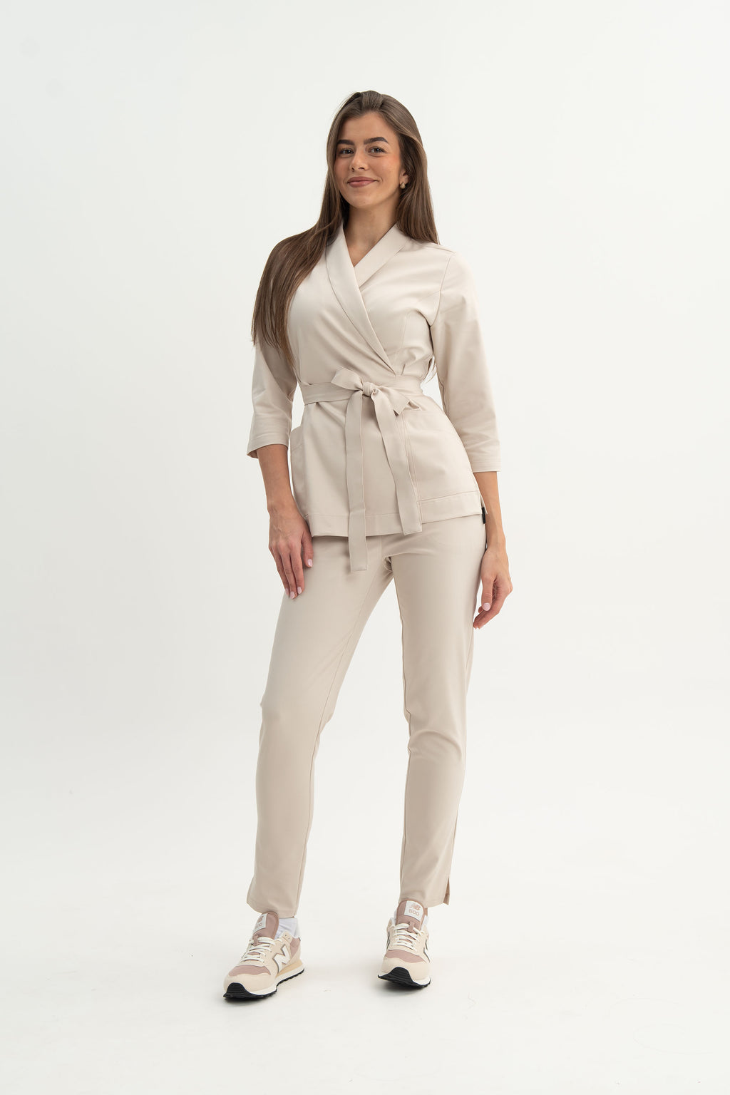 Tunika kosmetyczna Leti - kolor vanilla beige