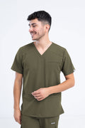 Medyczna bluza męska Stanley - kolor olive