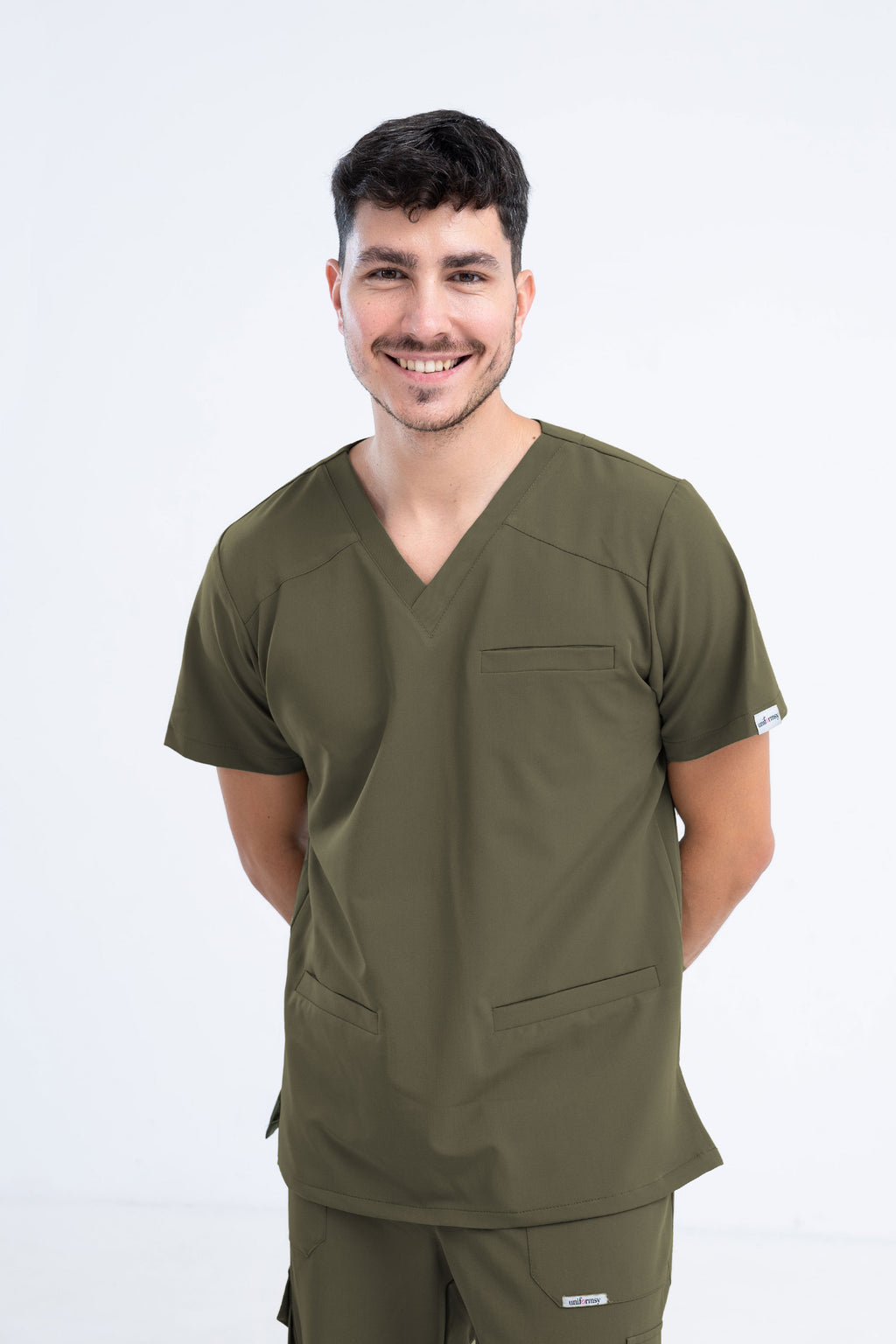 Medyczna bluza męska Stanley - kolor olive