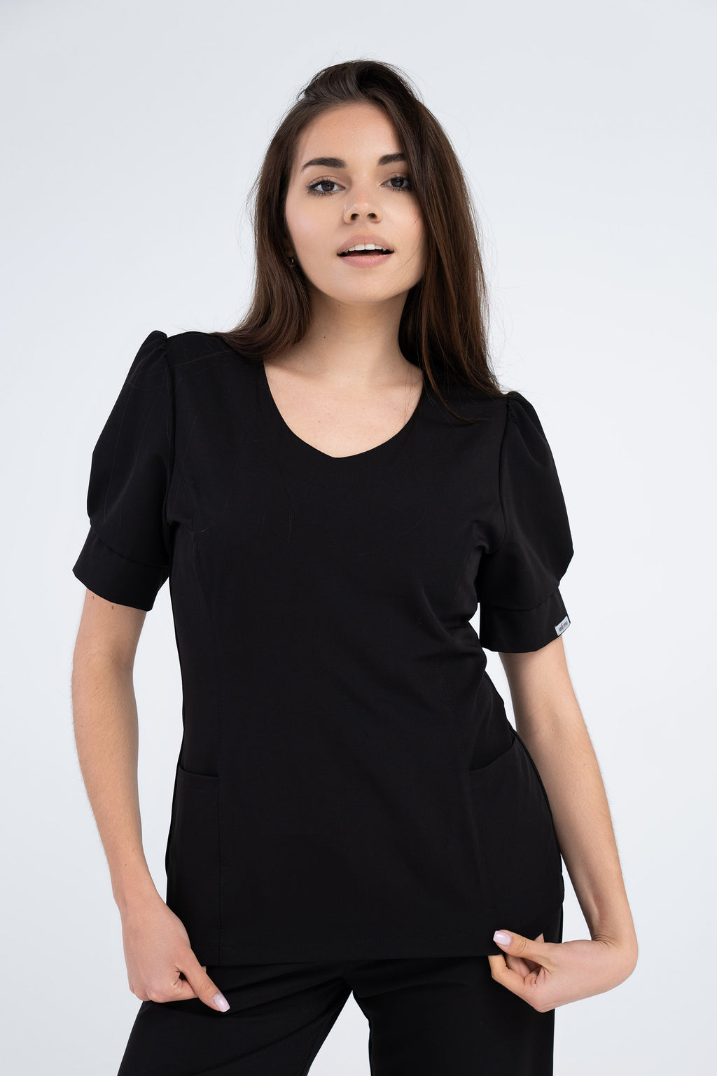 Medyczna bluza damska Julia - kolor black