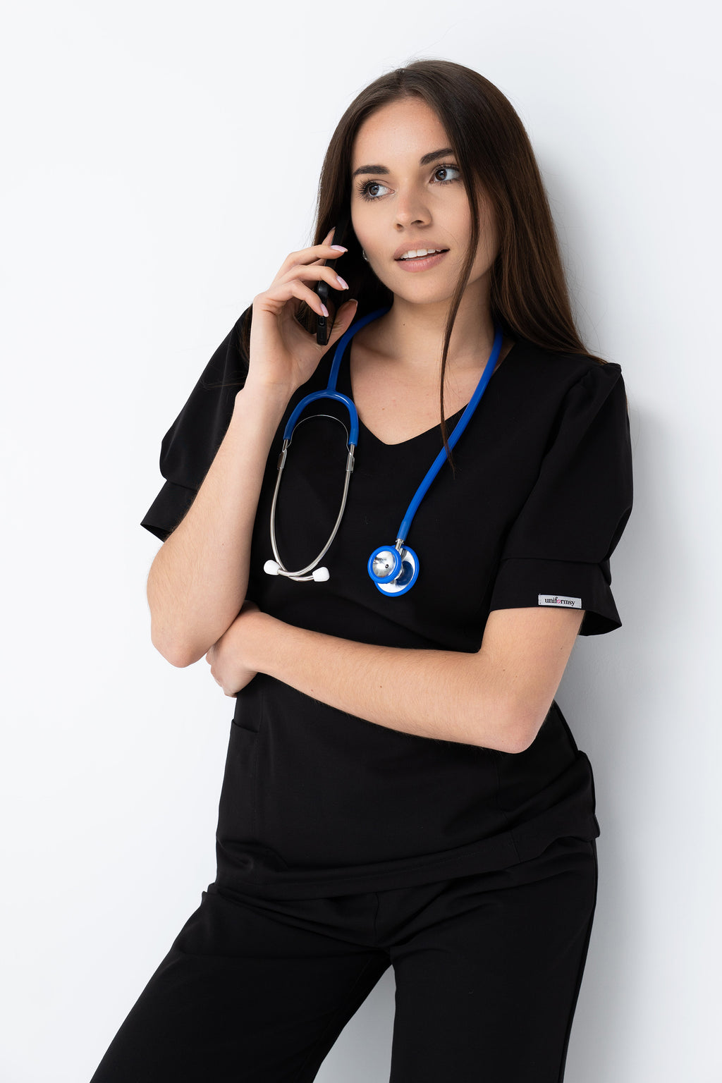Medyczna bluza damska Julia - kolor black