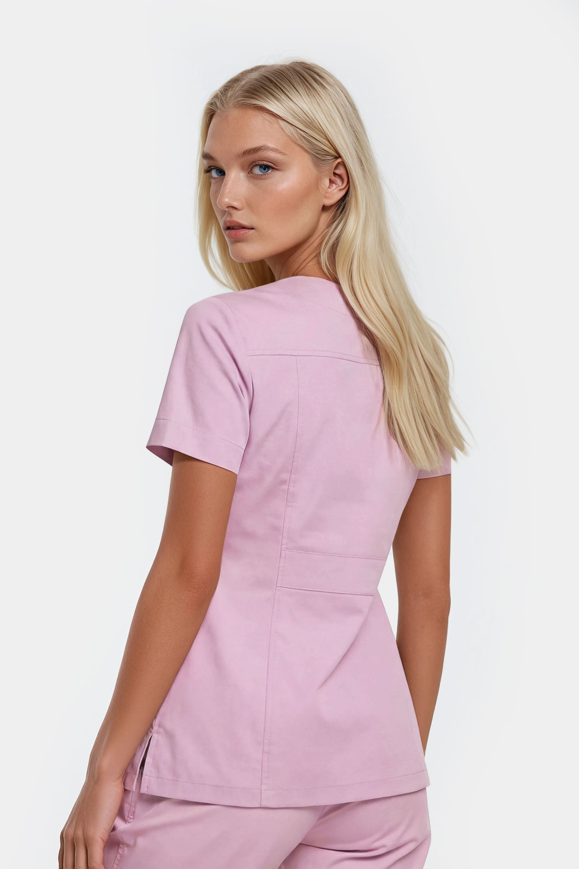 Damski żakiet medyczny Regina - kolor różowy