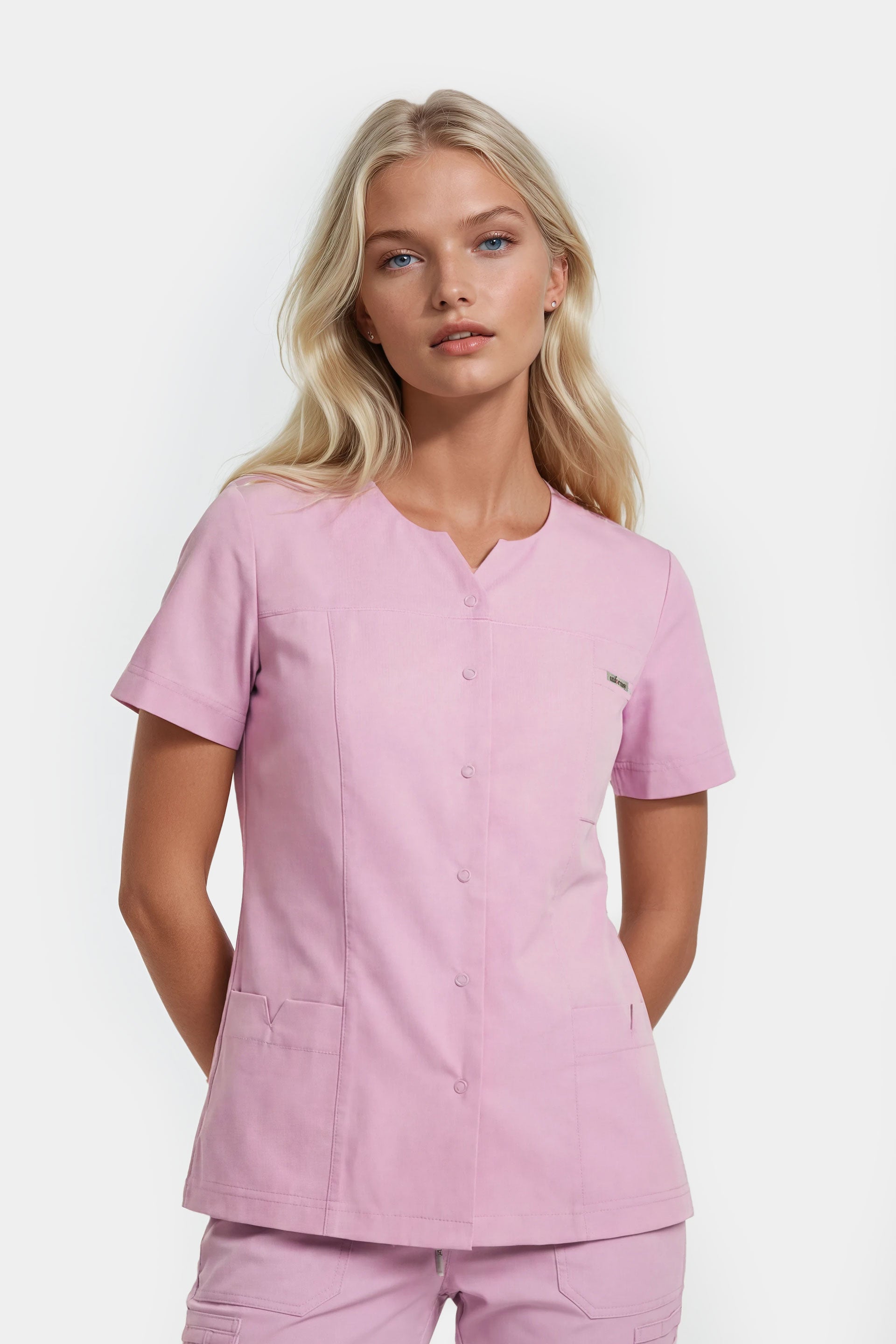 Damski żakiet medyczny Regina - kolor różowy