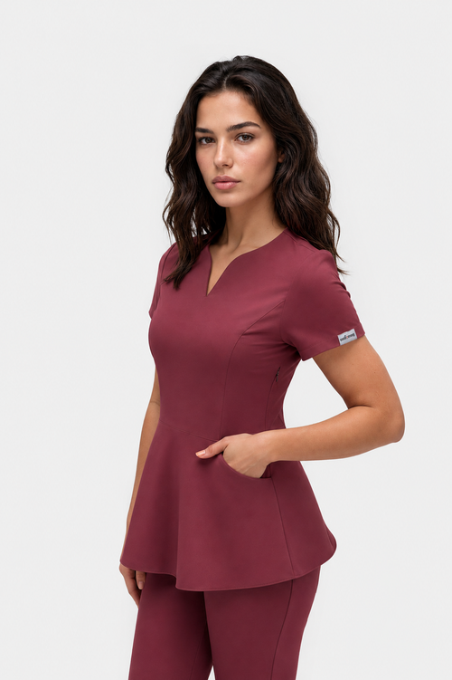 Bluza z baskinką Kate roselle