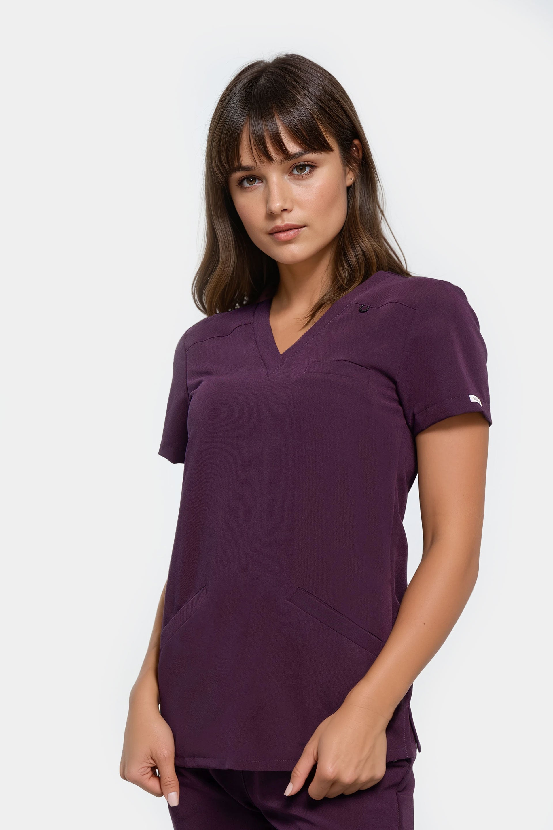 Damska bluza medyczna Stella - kolor purple