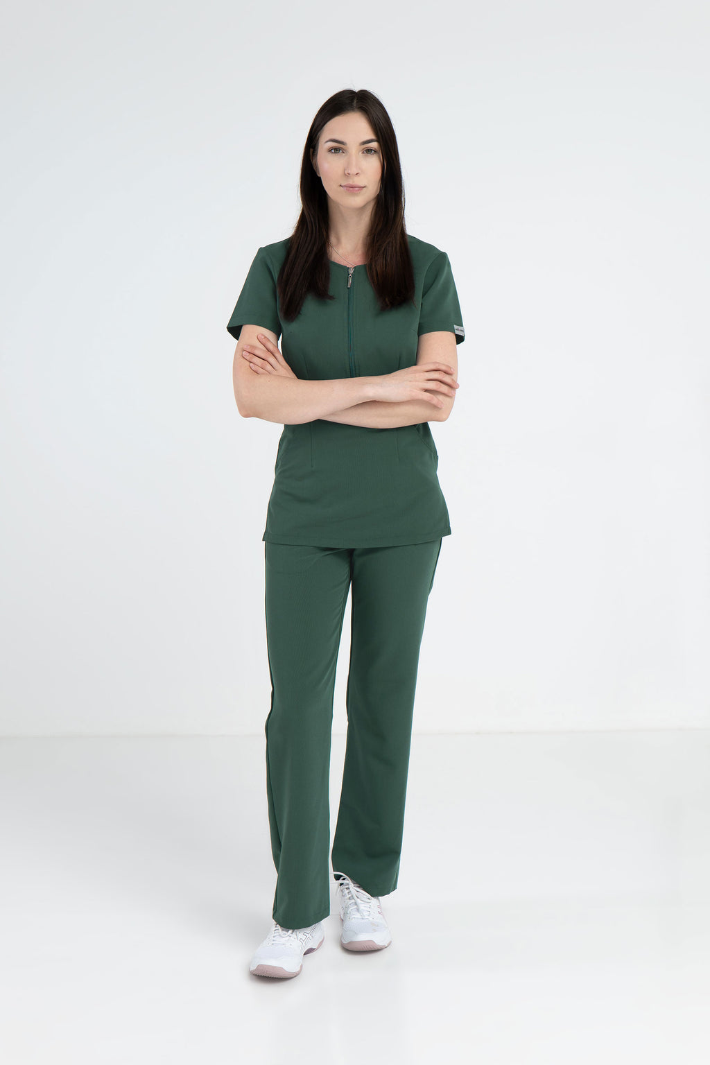 Damska bluza Linda Soft - kolor dark green