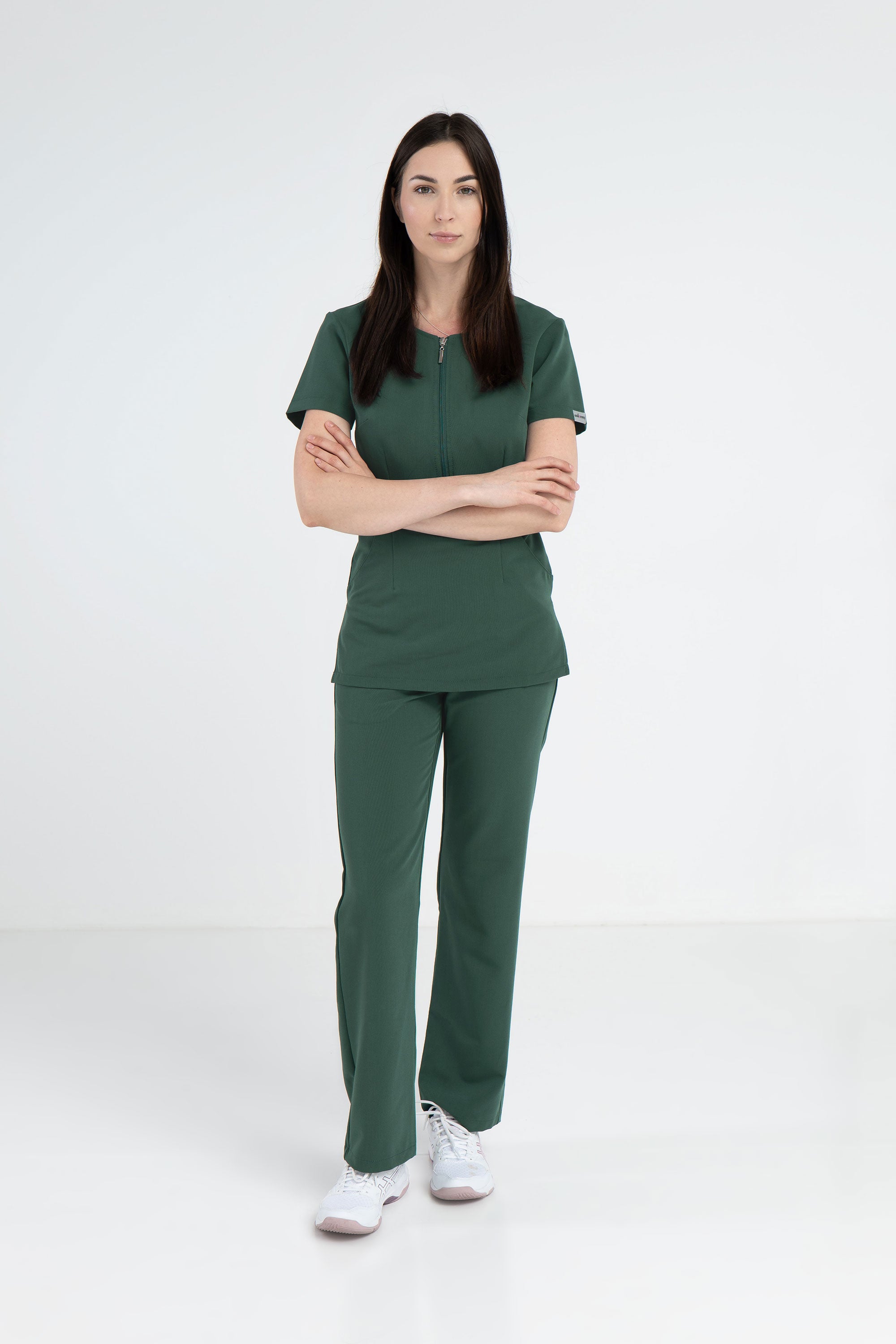 Damska bluza Linda Soft - kolor dark green