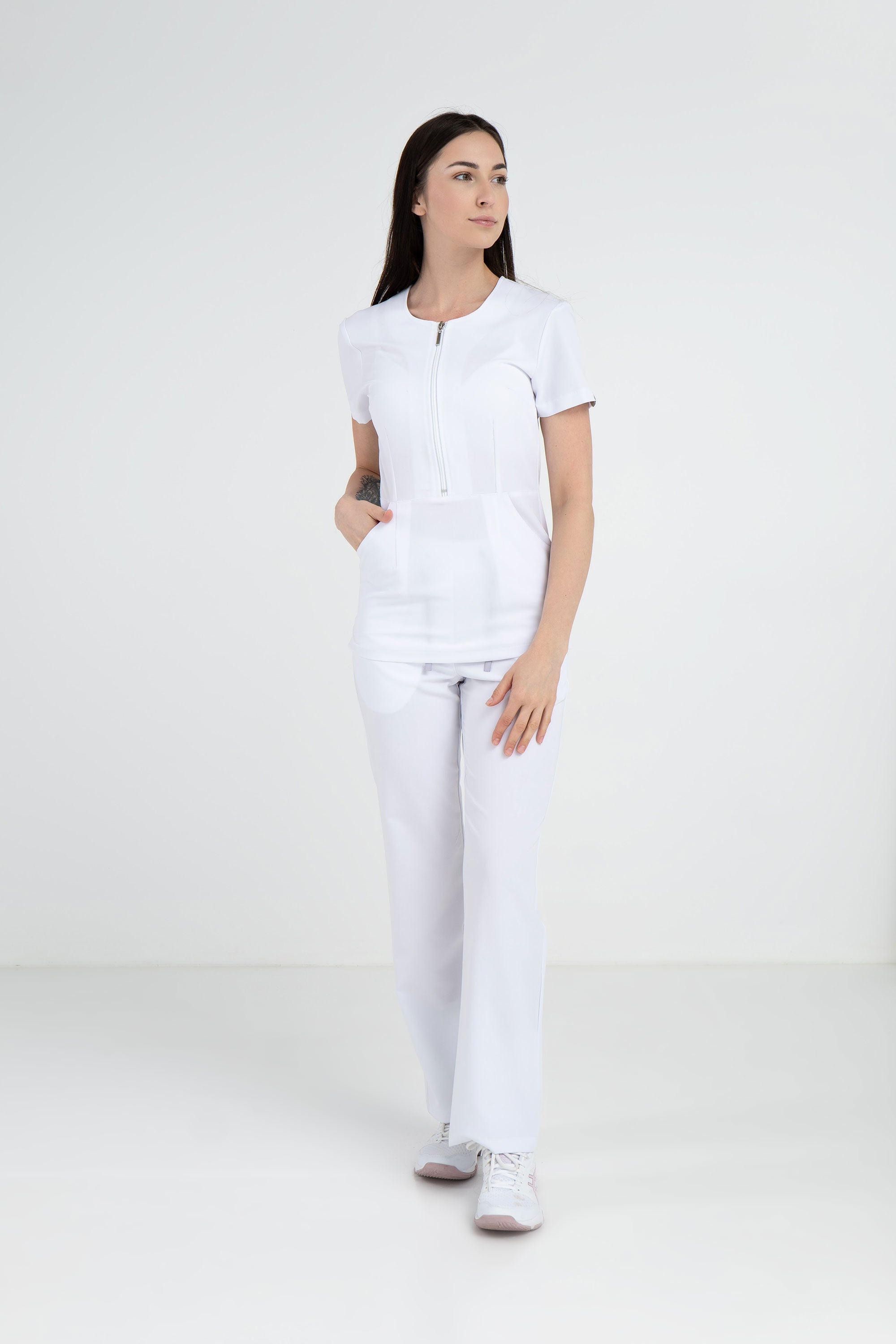Damska bluza Linda Soft - kolor white